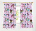 L.O.L. SURPRISE Pencil Pleat Curtains, Poly-Cotton, Pink, 167 x 182 cm