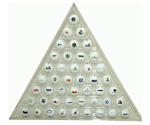 Longridge Pyramid Perspex Ball Display