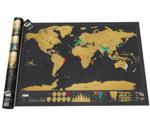 Luckies Scratch Map Deluxe Edition(82.5 x 59.4 cm)