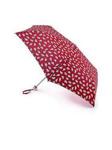 Lulu Guinness Beauty Spot Kiss Mini Lite Umbrella - Red Print, Multi, Women Print