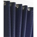 Madison Lined Eyelet Ring Top Curtains Navy 66x90″