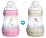 MAM Easy Start Anti-Colic Nature Guardian Beige/Pink 160 ml (x2)