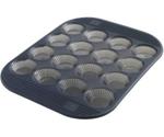 Mastrad Fluted Silicone Mould for 16 Mini Tartlets