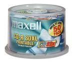 Maxell CD-R 700MB 80min 52x printable 50pk Spindle