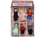 Melissa & Doug Family Wooden Doll Set
