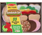 Melissa & Doug Felt Play Food - Sandwich Set