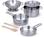 Melissa & Doug Stainless Steel Pots & Pans