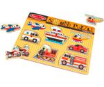 Melissa & Doug Vehicles Sound Puzzle