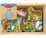 Melissa & Doug Wooden Animal Magnets