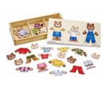 Melissa & Doug Wooden Bear Family Dress-Up Puzzle