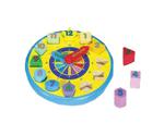 Melissa & Doug Wooden Shape Sorting Clock