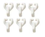 Merriway BH03627 Curtain Track Rail Gliders Hooks to fit Swish Twin Glide Nylo Glide Track - Pack of 50