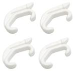 Merriway BH03644 Curtain Track Rail Gliders Hooks to fit Swish Valance Track - Pack of 30