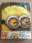 Minion Made Despicable Me Double Duvet Set, Cotton and Polyester, Blue and Yellow