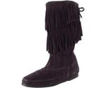 Minnetonka Calf Hi 2-Layer Fringe Boot