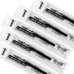 Mitsubishi Pencil Uni-ball refill cartridge (UMR-87), refill for Signo uni-ball 207, Black, Pack of 5