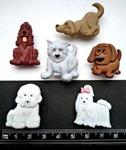 Mixed Dogs - Novelty Craft Buttons & Embellishments by Dress It Up