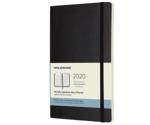 Moleskine 12 Months Monthly Note Calendar 2020 Soft Cover Large Black