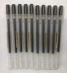 MoMa MUJI Gel Ink Ball Point Pen 0.38mm Black color 10pcs