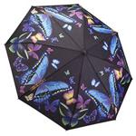 Moonlight Butterlfies folding style umbrella from the Galleria collection