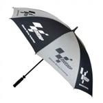 MOTOGP PADDOCK TRACK BLACK AND SILVER UMBRELLA CARBON FIBRE HANDLE