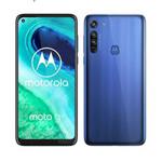 Motorola Moto G8 (6,4″ HD+ zero-notch display, Qualcomm Snapdragon SD665, 16MP main camera, 2MP macro camera, 4000 mAH battery, Dual SIM, 4/64GB, Android 10, Neon Blue, Neue Blue, a_NA