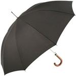 M&P Black Gents Automatic Opening Long Umbrella with Sleeve
