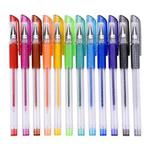 Mudder Set of Gel pens Glitter for Colouring Book, Drawing, Colouring, Scribble and Sketch,