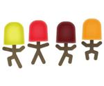 Mustard Lollypop Men Ice Lolly Mould