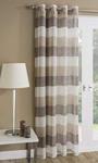 Mykonos Stripe Voile Panel, Natural 90″/229cm