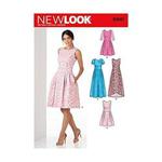 New Look sewing pattern 6341: Misses' Dress in Three Lengths, size A, A (6-8-10-12-14-16-18)