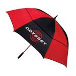 New Odyssey Golf Double Canopy Umbrella 68″ Black / Red