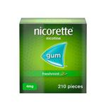 Nicorette Freshmint Chewing Gum, 4 mg, 210 Pieces (Quit Smoking & Stop Smoking Aid)