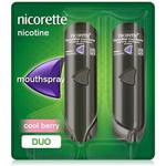 Nicorette Quickmist Mouthspray Duo Pack, Cool Berry, 1 mg (Quit Smoking & Stop Smoking Aid)