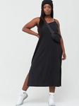 Nike NSW Jersey Dress (Curve) - Black , Black, Size 26-28=3X, Women Black