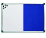 nobo Elipse Combi Board Blue 900x600mm