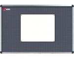 nobo Elipse Felt Noticeboard 600x900mm - Grey