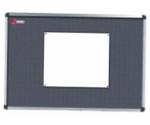 nobo Elipse Felt Noticeboard 900x1200 - Grey