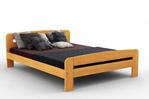 Nodax* Wooden Pine Bed Frame F2 (alder, UK Single Size 90x190cm)