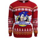 Numskull Sonic The Hedgehog Xmas Pullover red