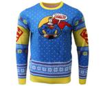 Numskull Superman Xmas Pullover blue/red