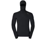 Odlo Shirt l/s with Facemask Warm Men (152072) black