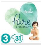Pampers Pure Protection Size 3, 31 Nappies, 6-10kg