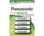 Panasonic 4x Akku Mignon AA Evolta