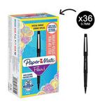 Paper Mate Flair Felt Tip Pens | Medium Point (0.7mm) | Black | 36 Count