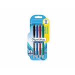 Paper Mate Flexgrip Ultra Ballpoint Pen Medium Pack of 4 Assorted