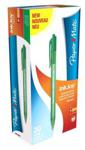 Paper Mate InkJoy 100 Retractable Pen Medium Tip Green PK20