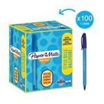 Paper Mate InkJoy 100ST Ballpoint Pens | Medium Point (1.0mm) | Blue | 100 Count