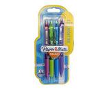 PaperMate Inkjoy Ballpoint Set of 4 Pens with Ultra Smooth Ink - Magenta, Lime, Turquoise and Purple (1968178)