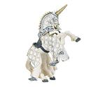 Papo Horse of Knight Unicorn silver(39916)